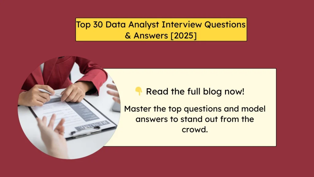 Data Analyst Interview Questions