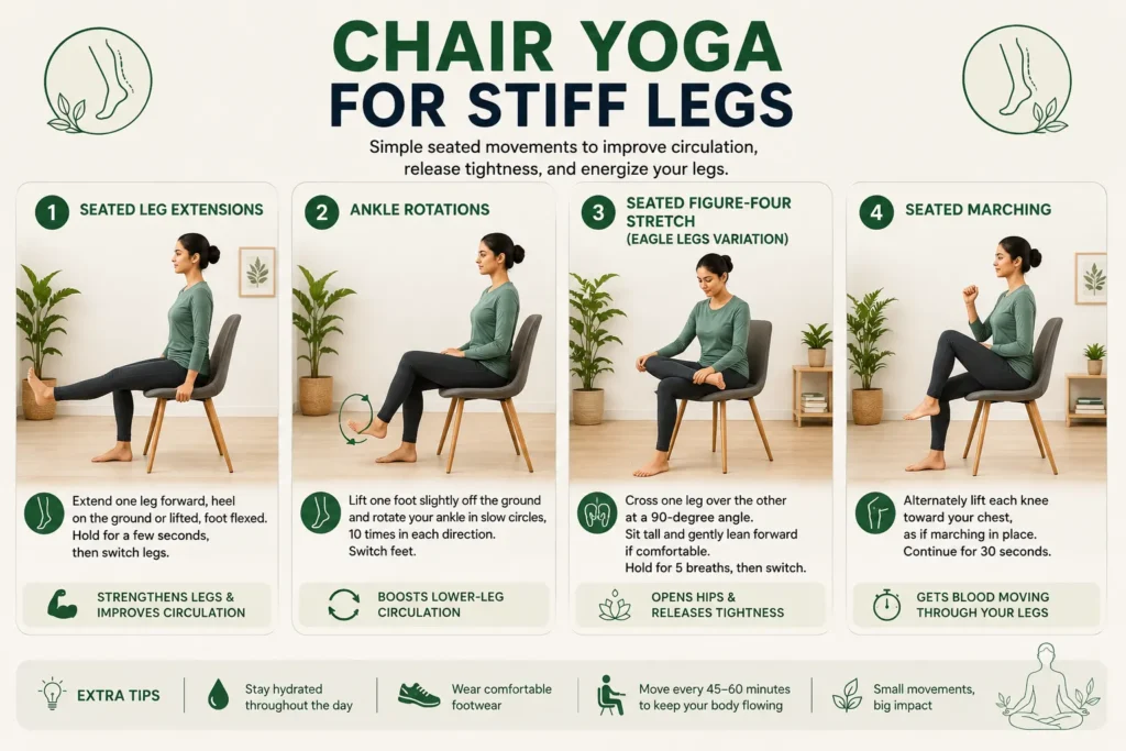 Chair Yoga For Legs