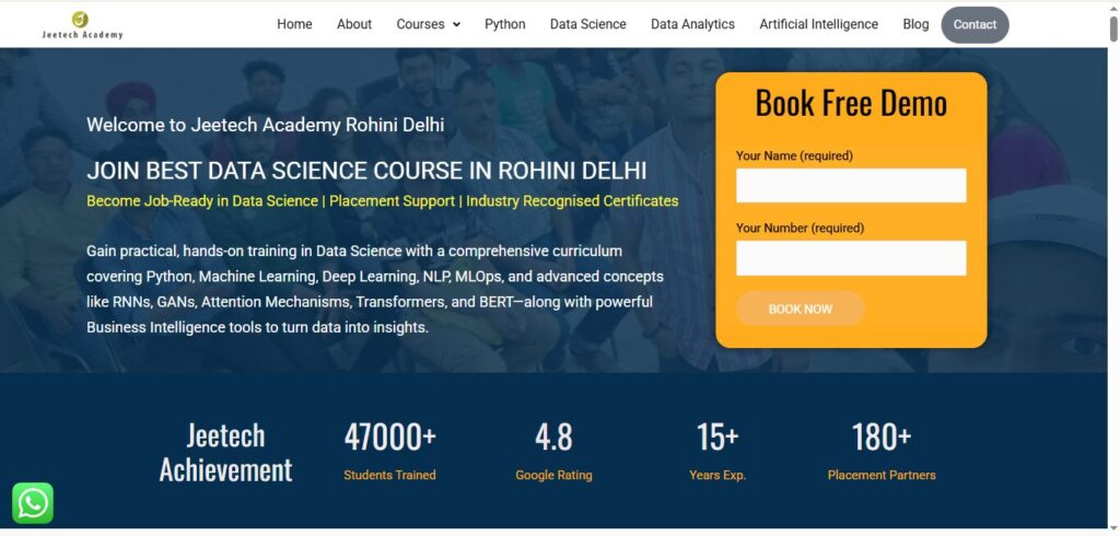 JeeTech Academy Website